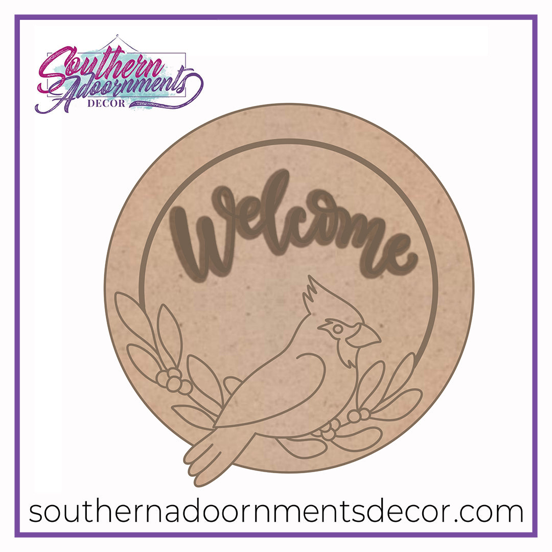 Cardinal Round Blank