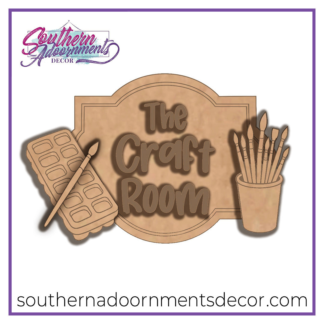 Craft Room Frame Blank