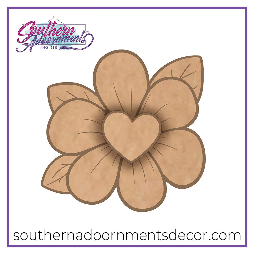Daisy Heart Blank