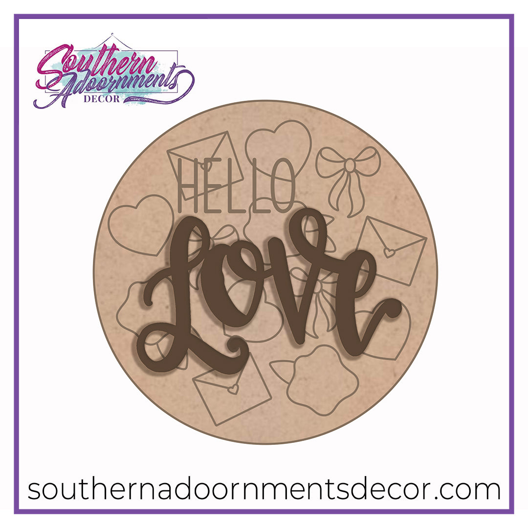 Hello Love Blank