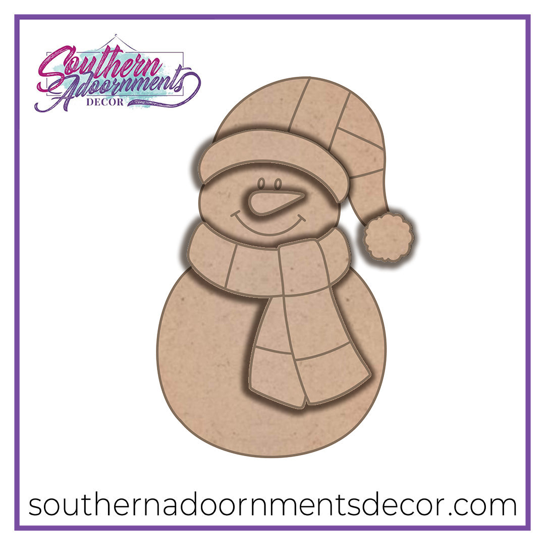 Quilted Snowman Blank