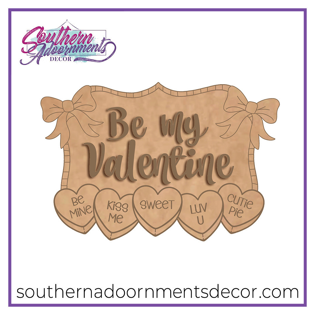 Valentine Candy Frame Blank