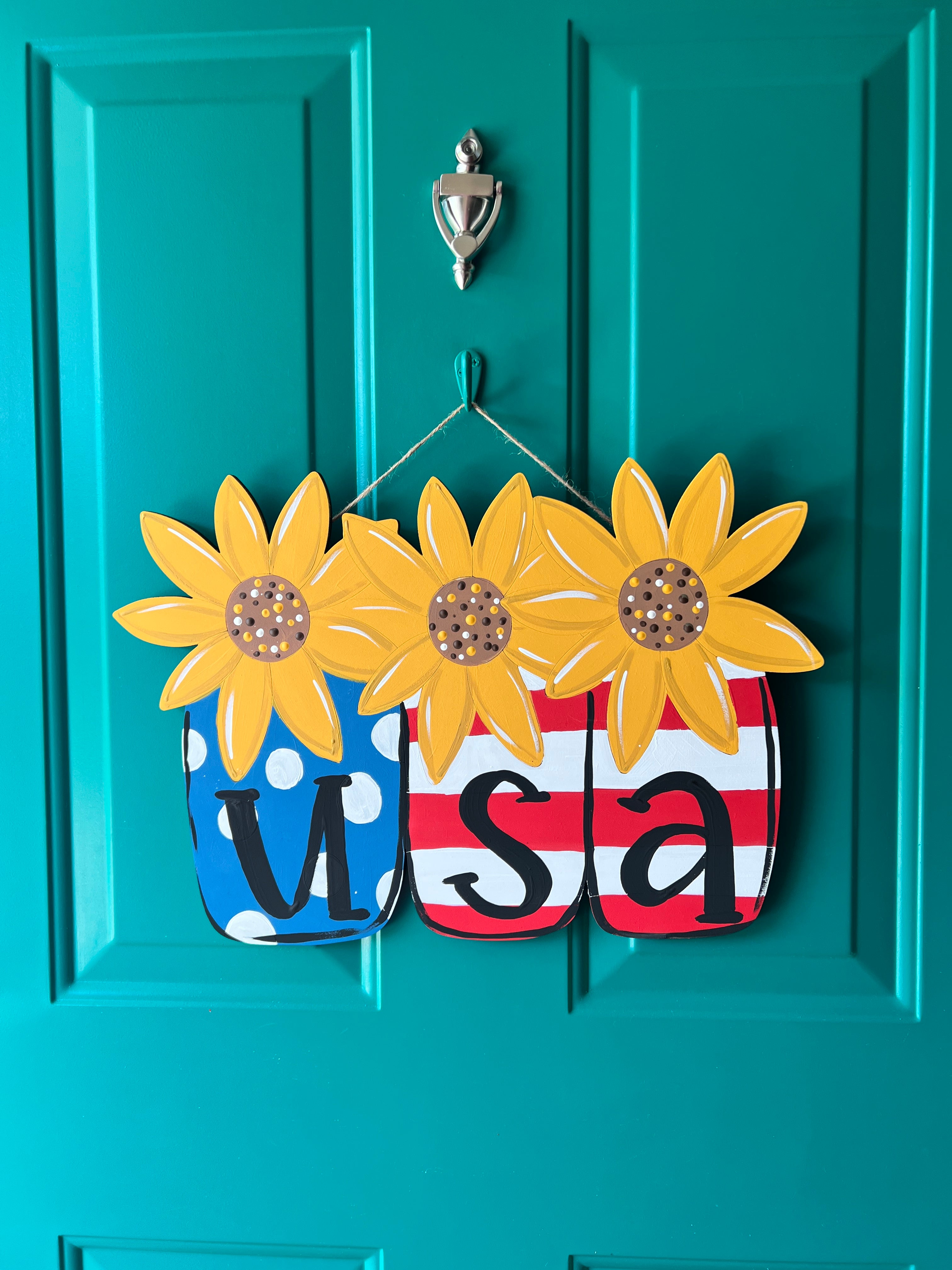 USA Sunflower Jars Blank