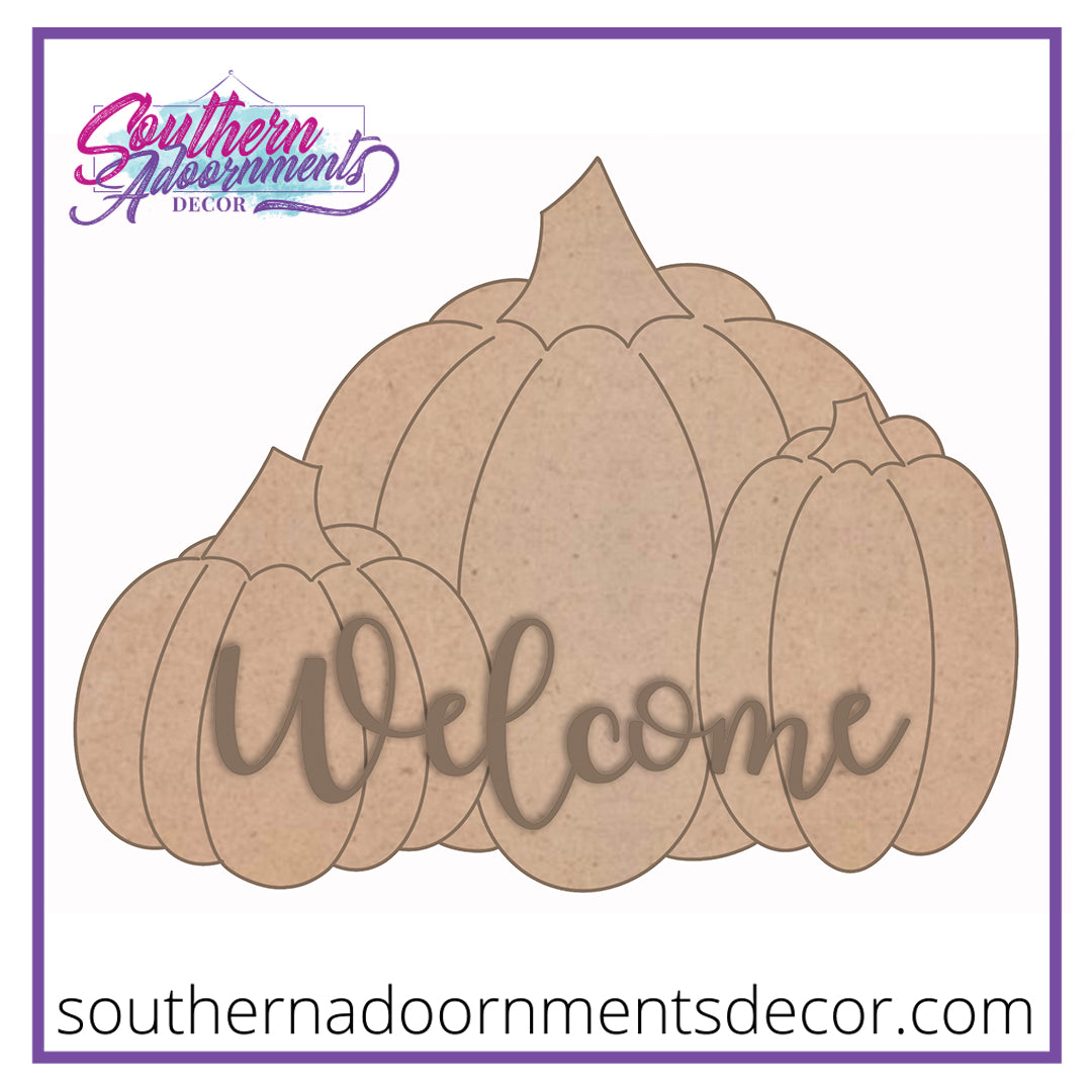 Pumpkin Welcome Blank