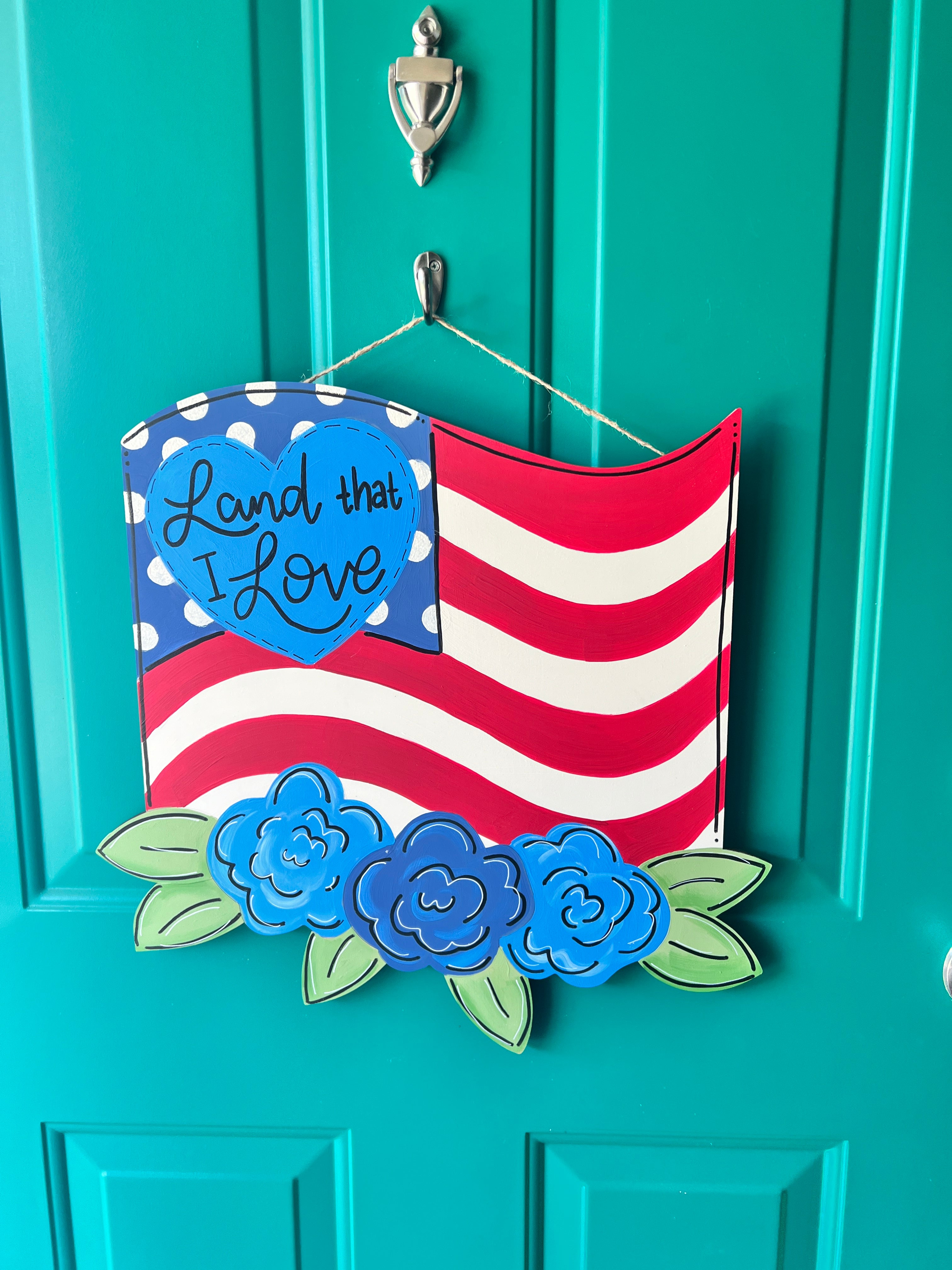 Flag Flowers Blank