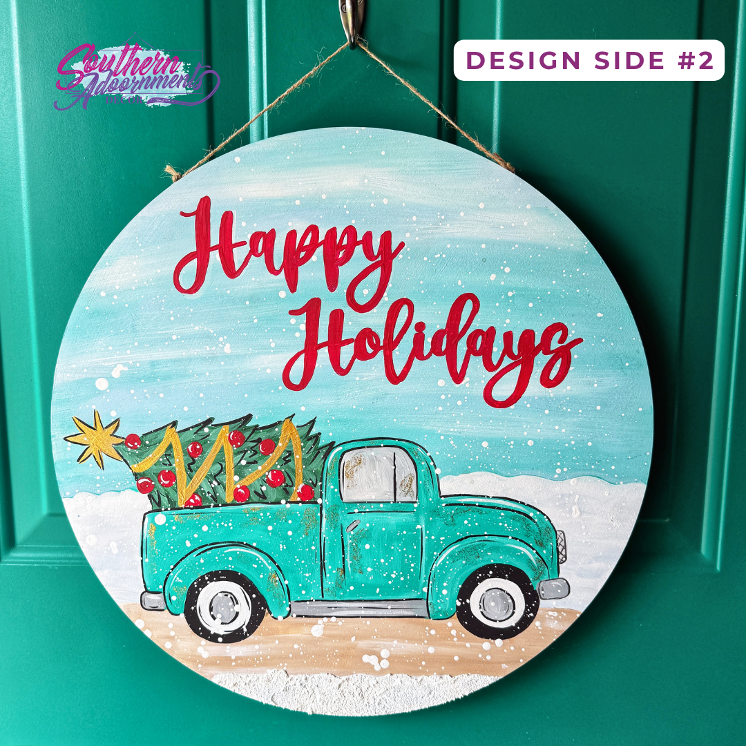 Double-Sided Holiday Door Hanger Project Kit