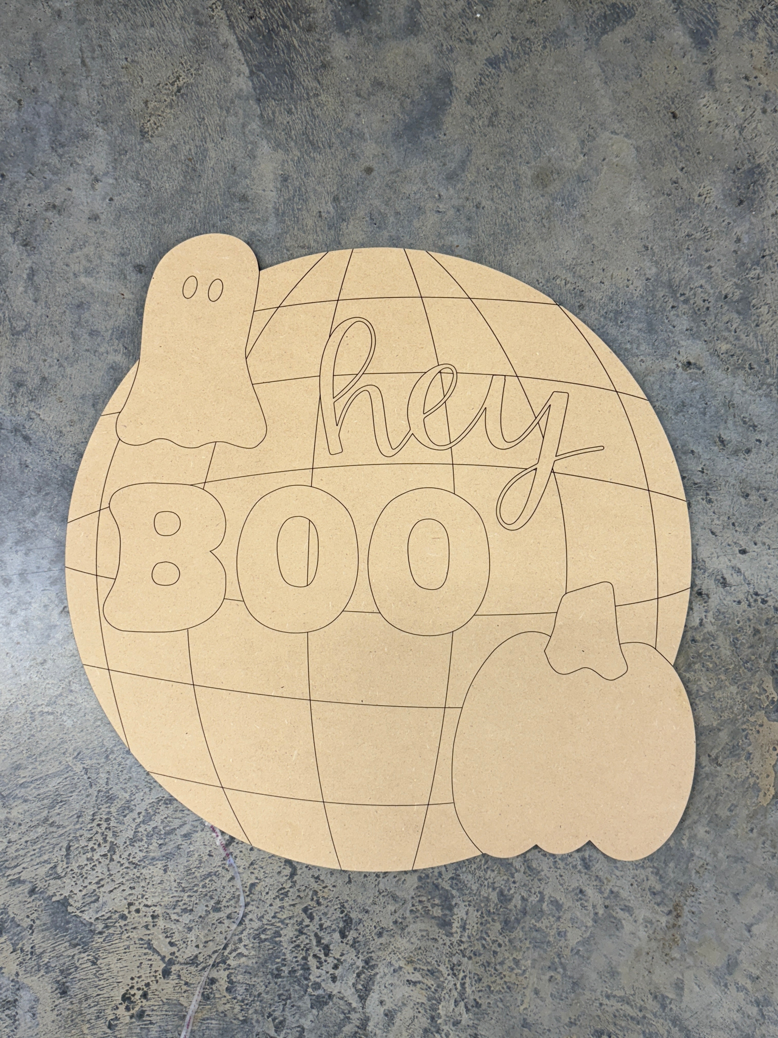 Boo Disco Ball Blank