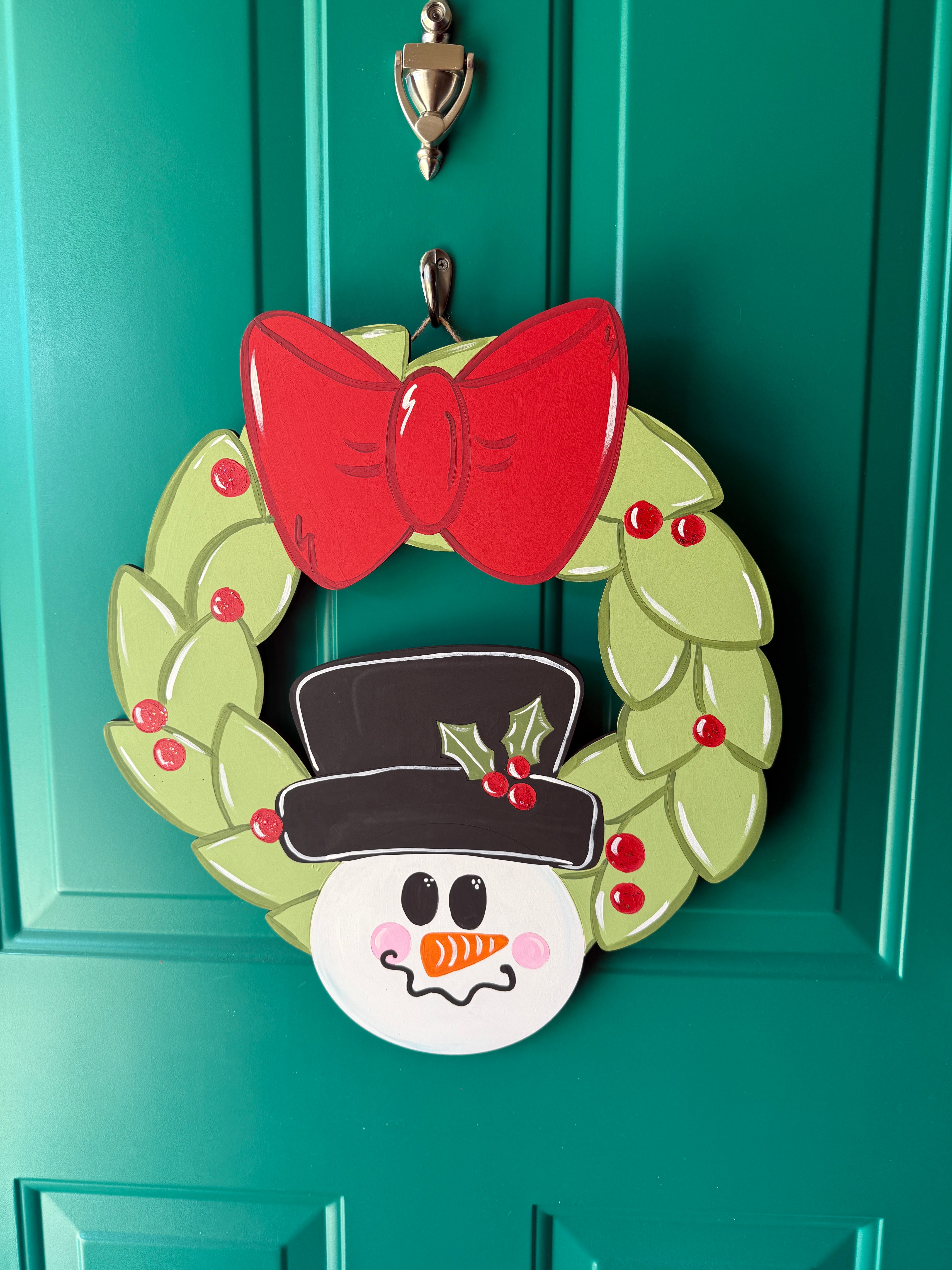 Snowman Wreath Blank