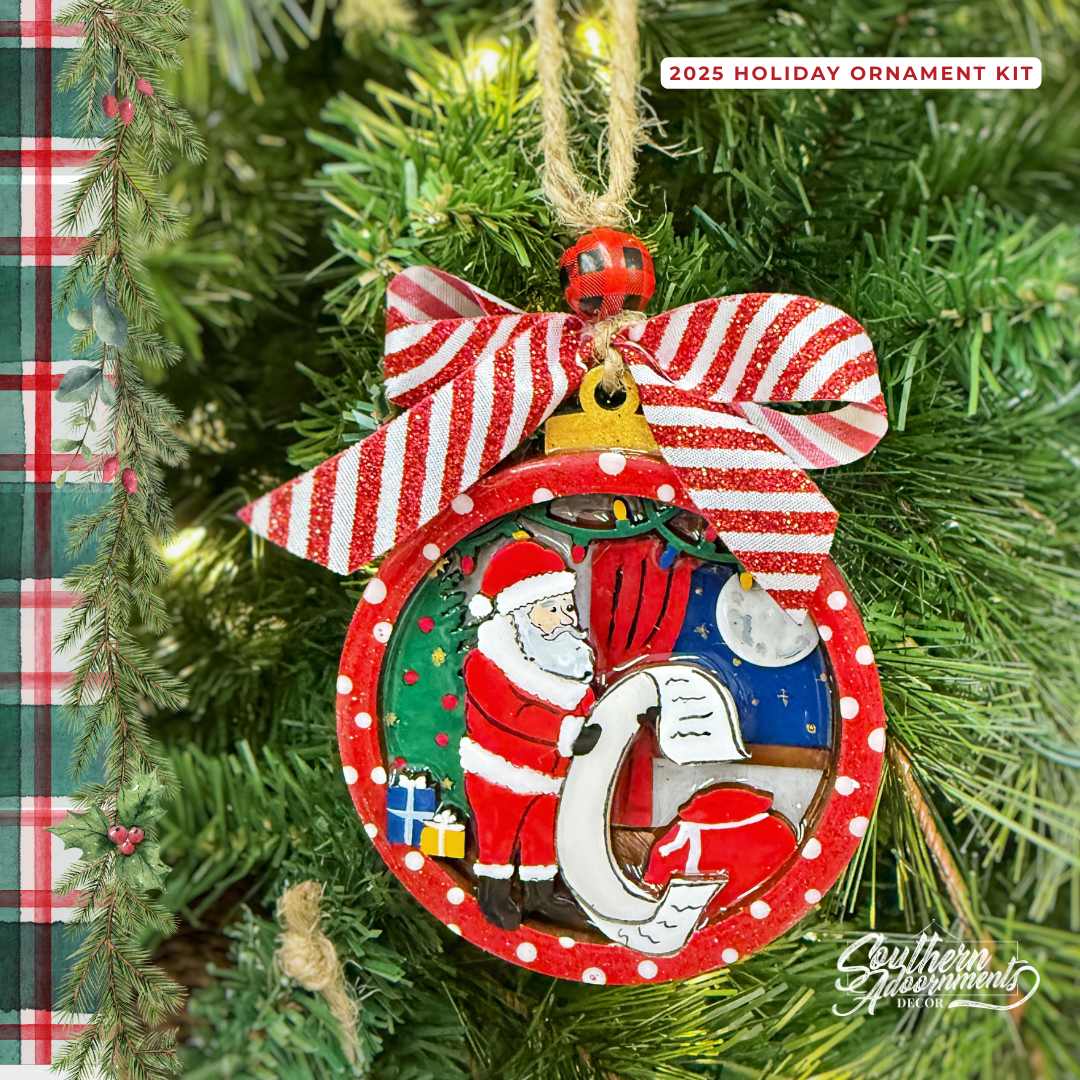 Santa’s Workshop 2025 Layered Ornament Kit with Tutorial