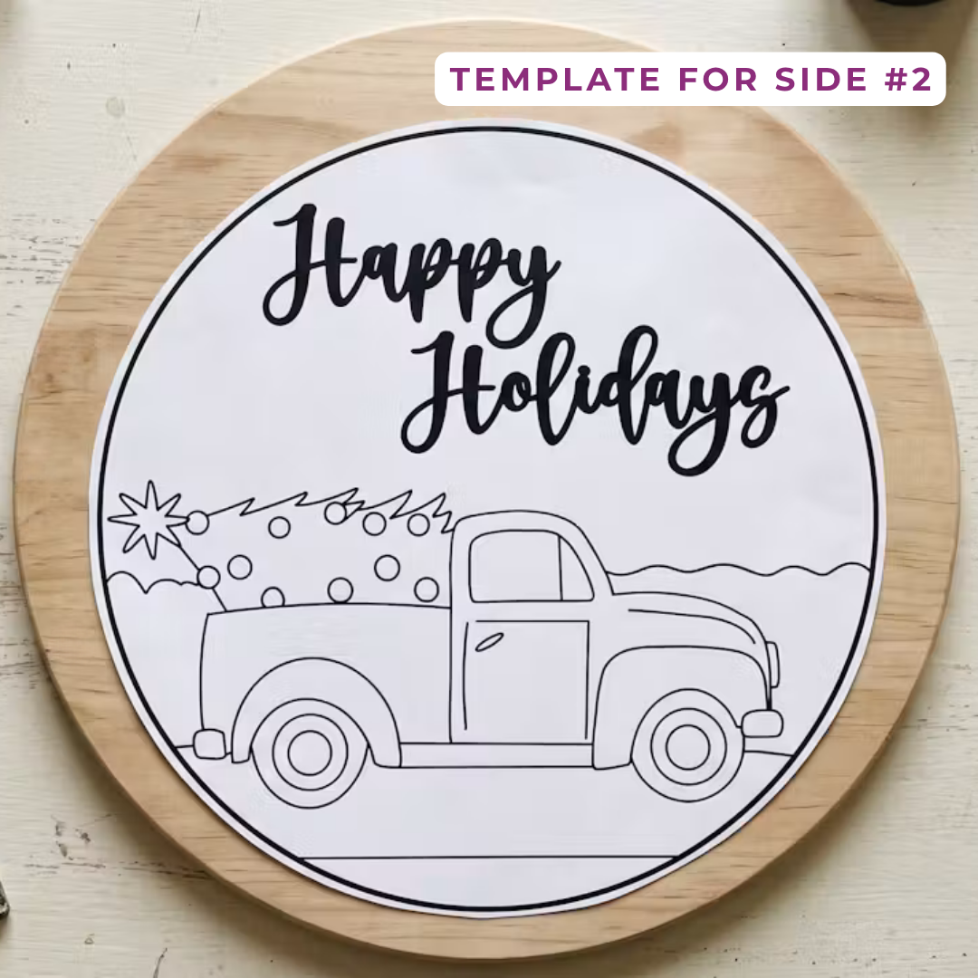 Double-Sided Holiday Door Hanger Project Kit