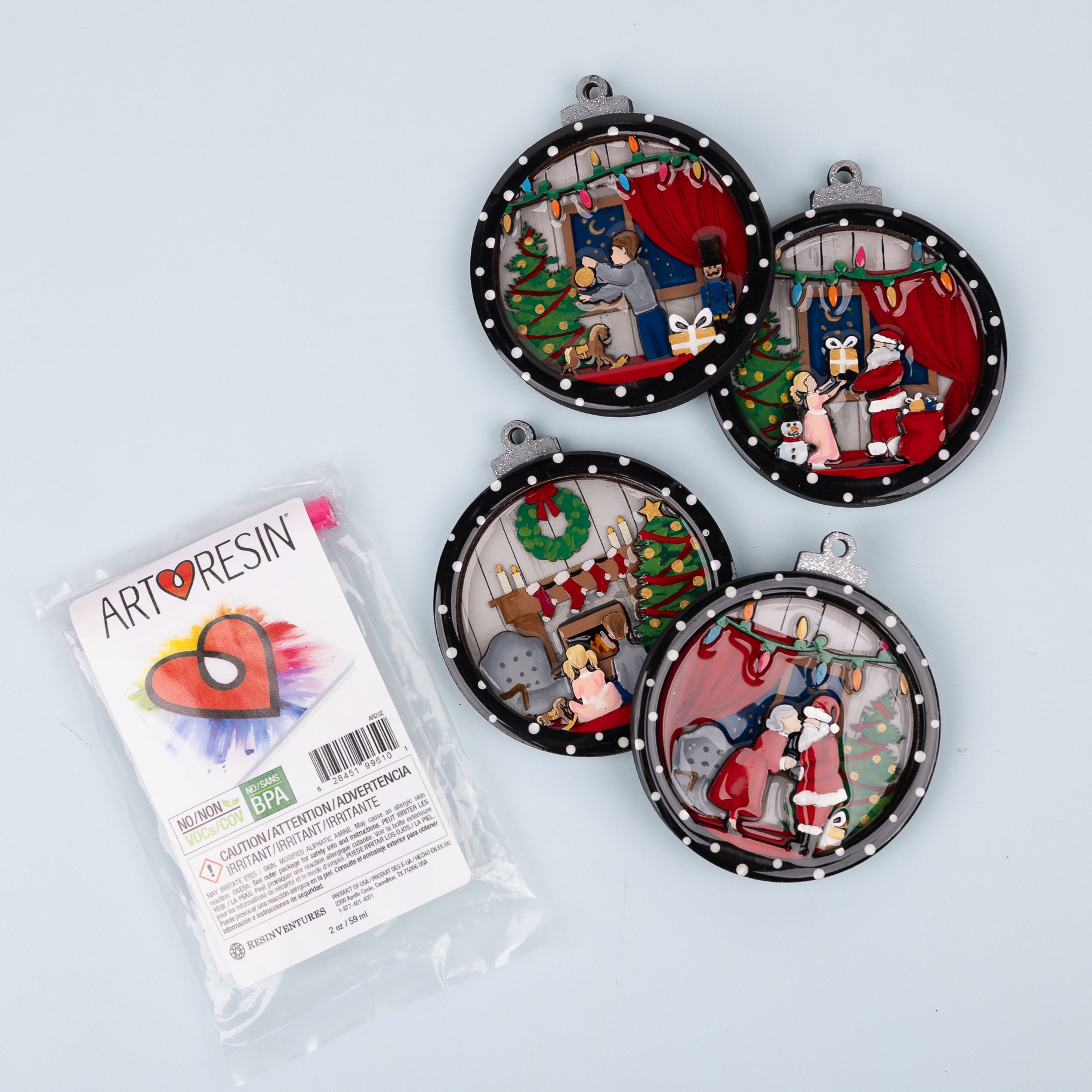 Winter Workshop 2024 Layered Ornament Kit