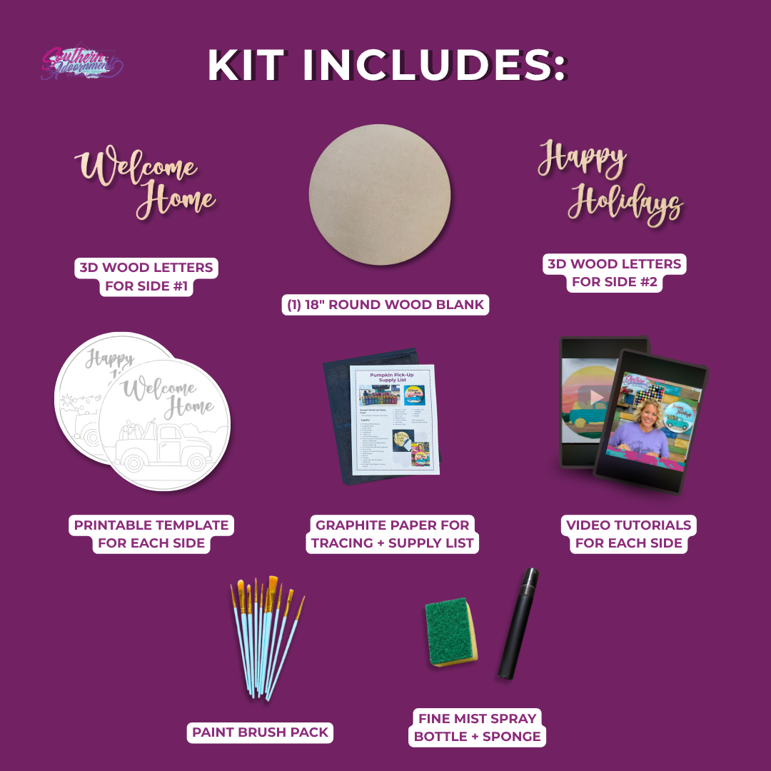 Double-Sided Holiday Door Hanger Project Kit