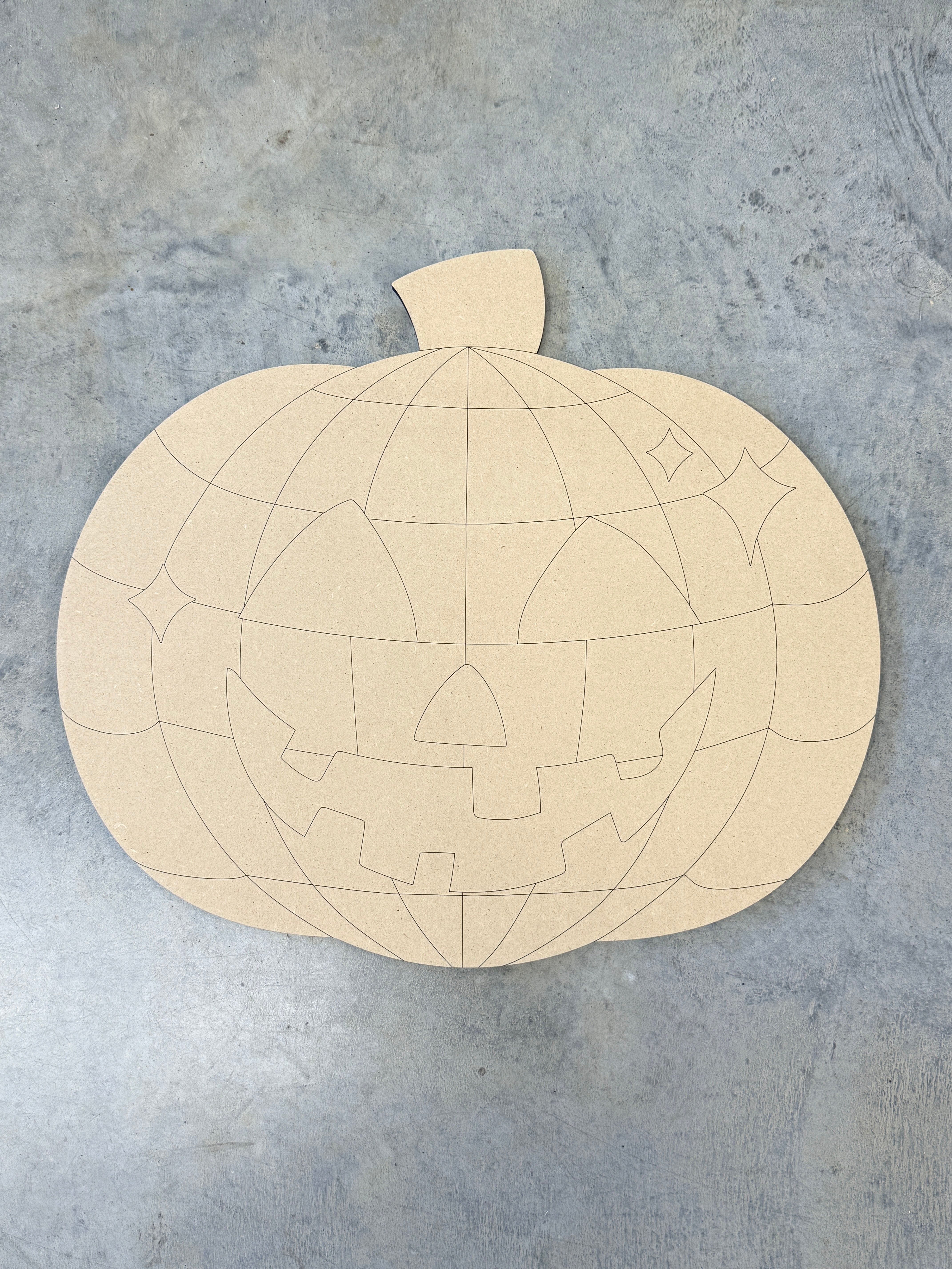 Disco Jack O' Lantern Blank