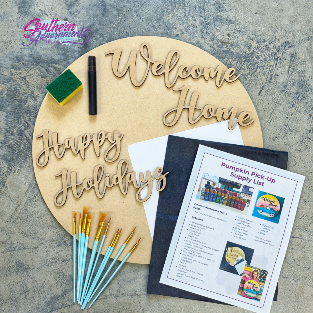 Double-Sided Holiday Door Hanger Project Kit