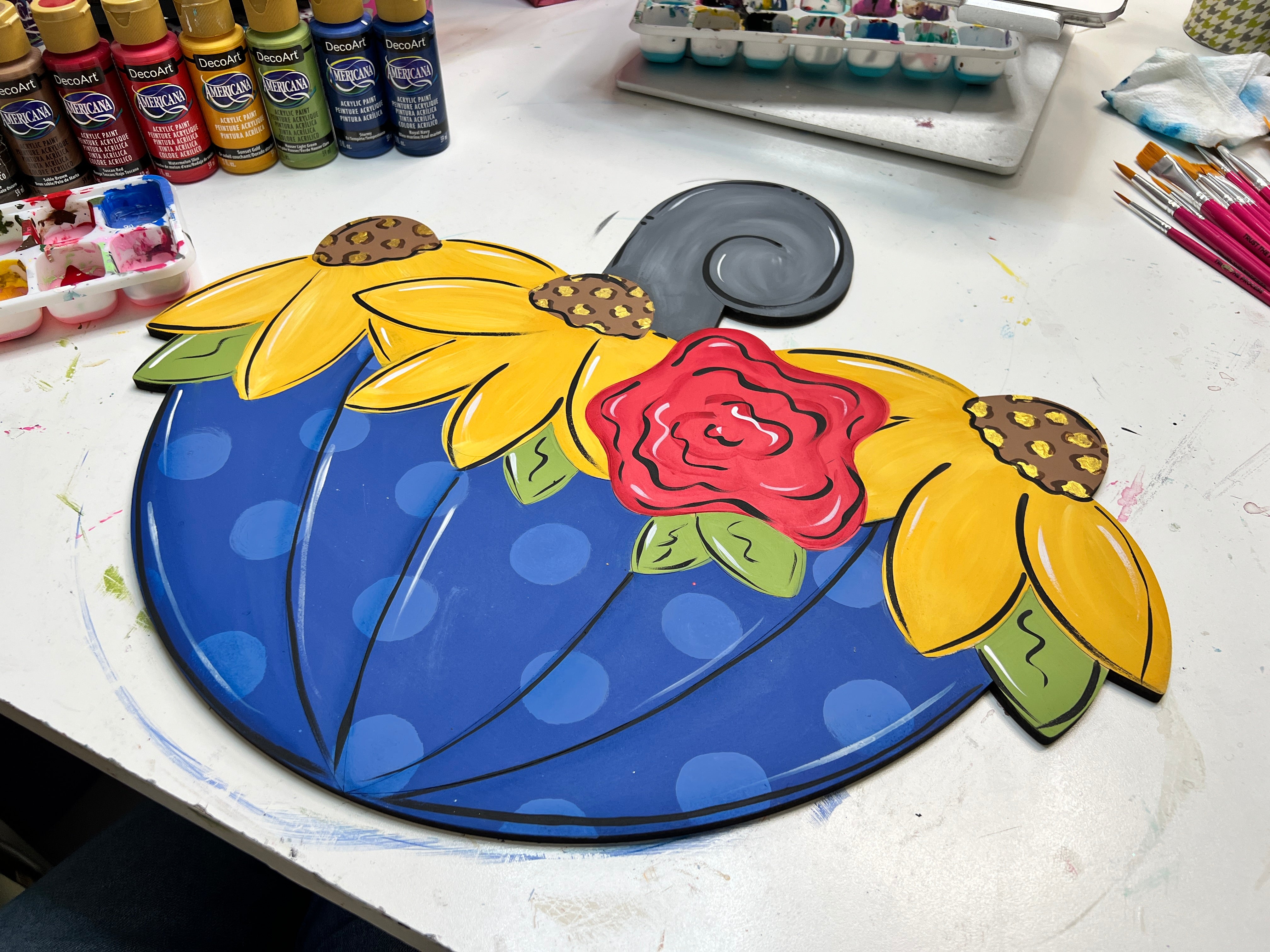 Umbrella Blooms Blank