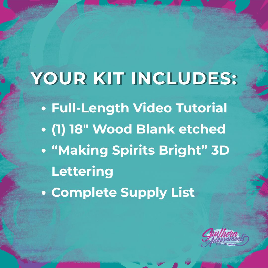 Making Spirits Bright Project Kit