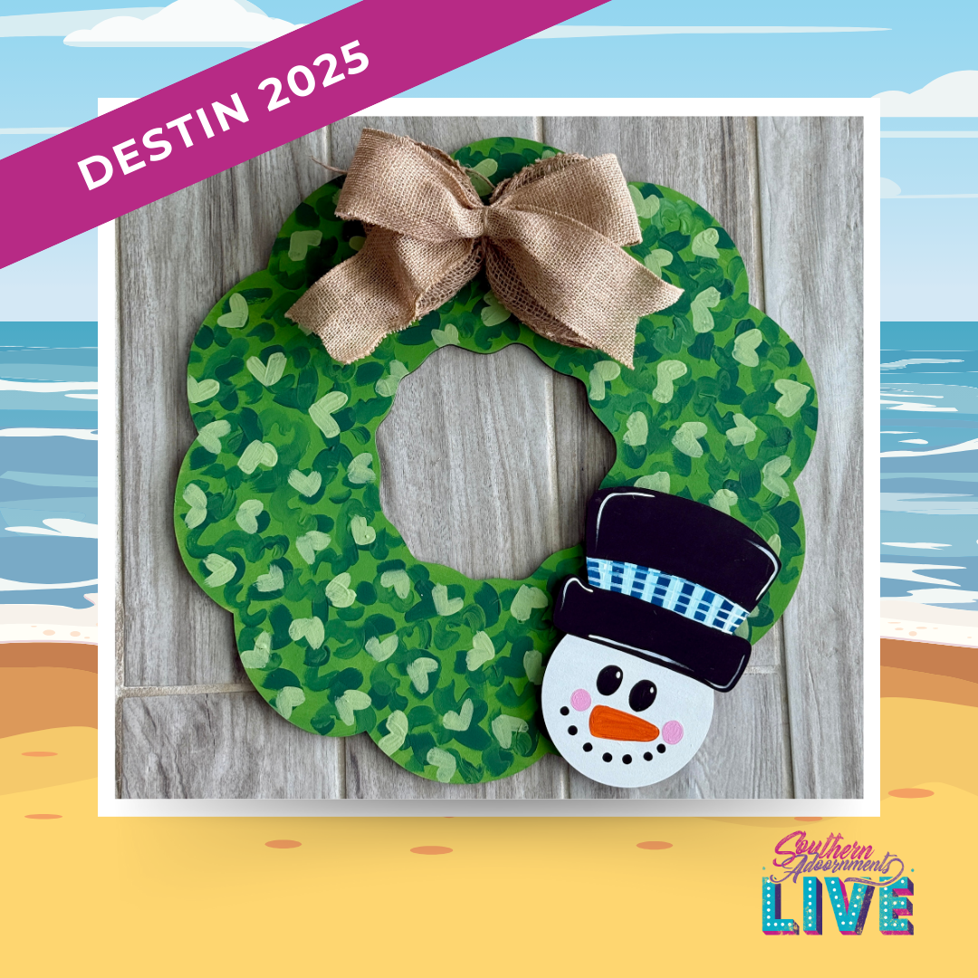 SA Live 2025 Destin Wreath Door Hanger with Attachments