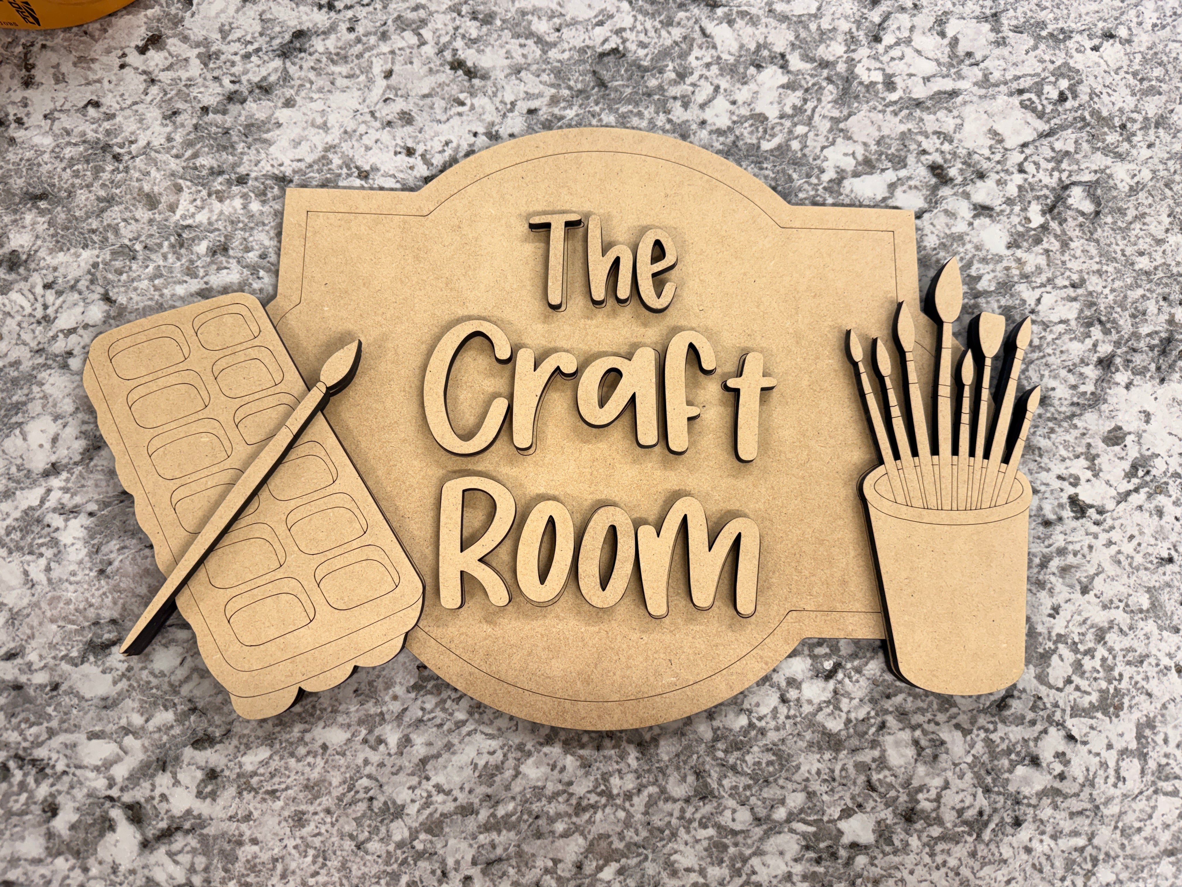 Craft Room Frame Blank