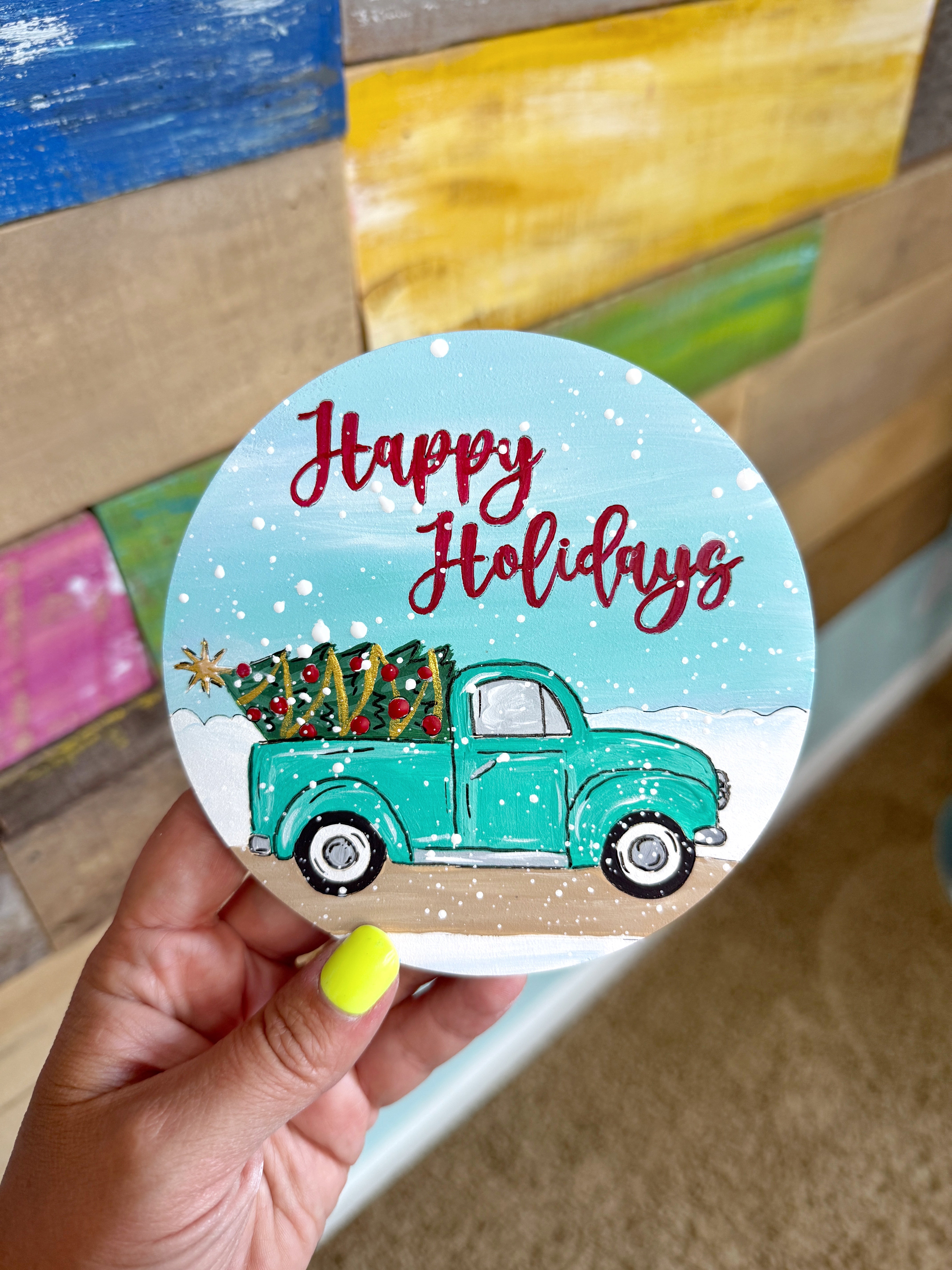 Holiday Pick-up Blank