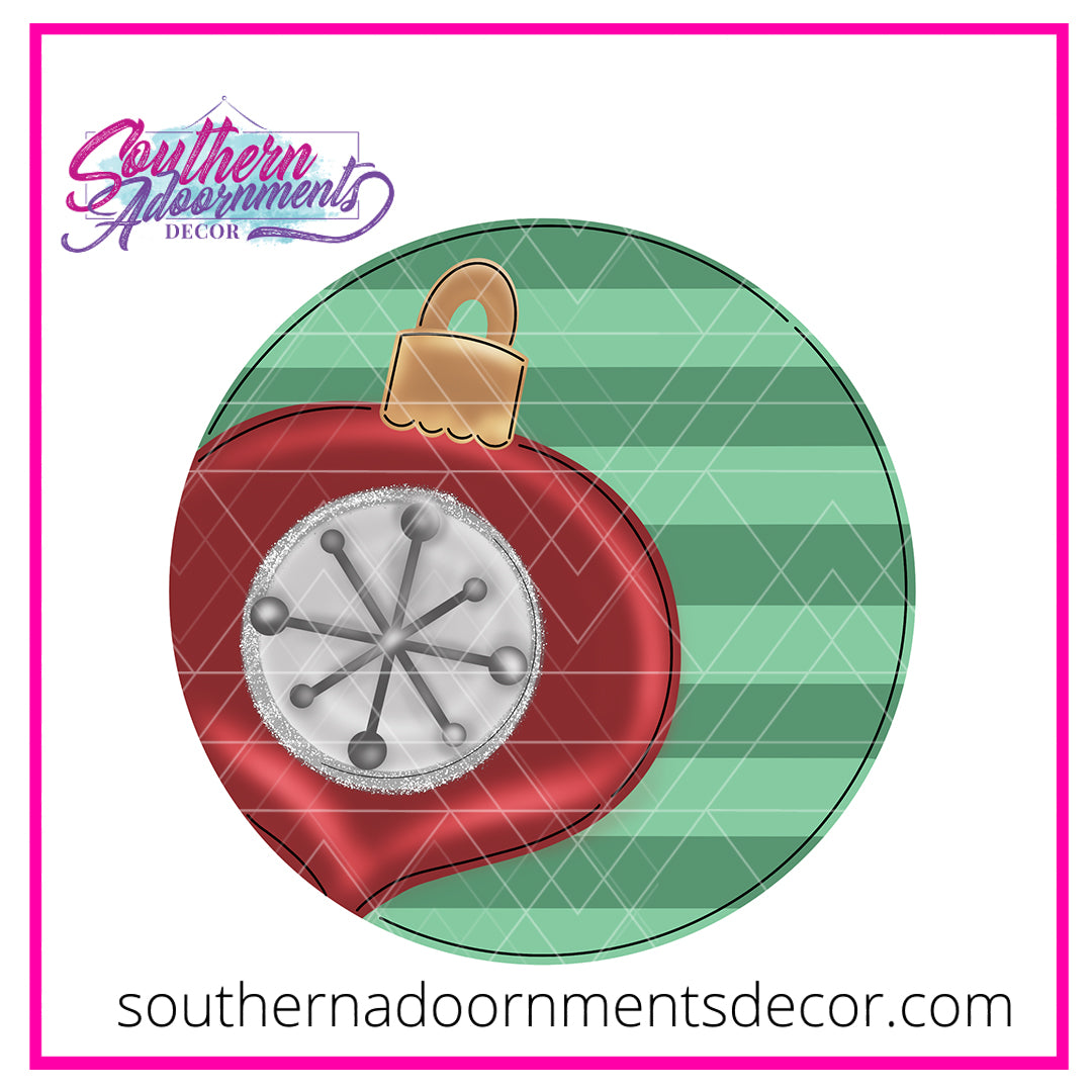 Big Ornament on Round Template & Digital Cut File – Southern ...