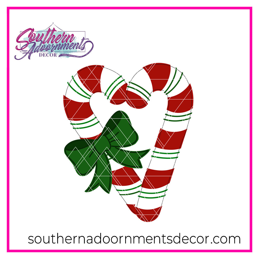 Candy Cane Pair Blank