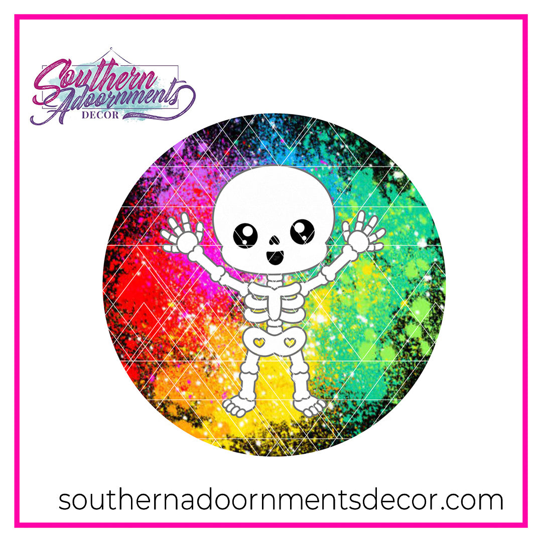 Colorful Skeleton Blank