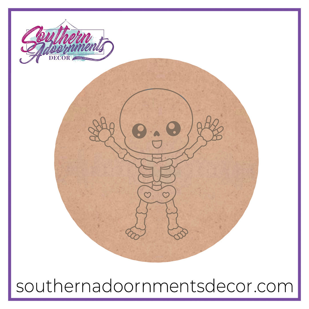 Colorful Skeleton Blank