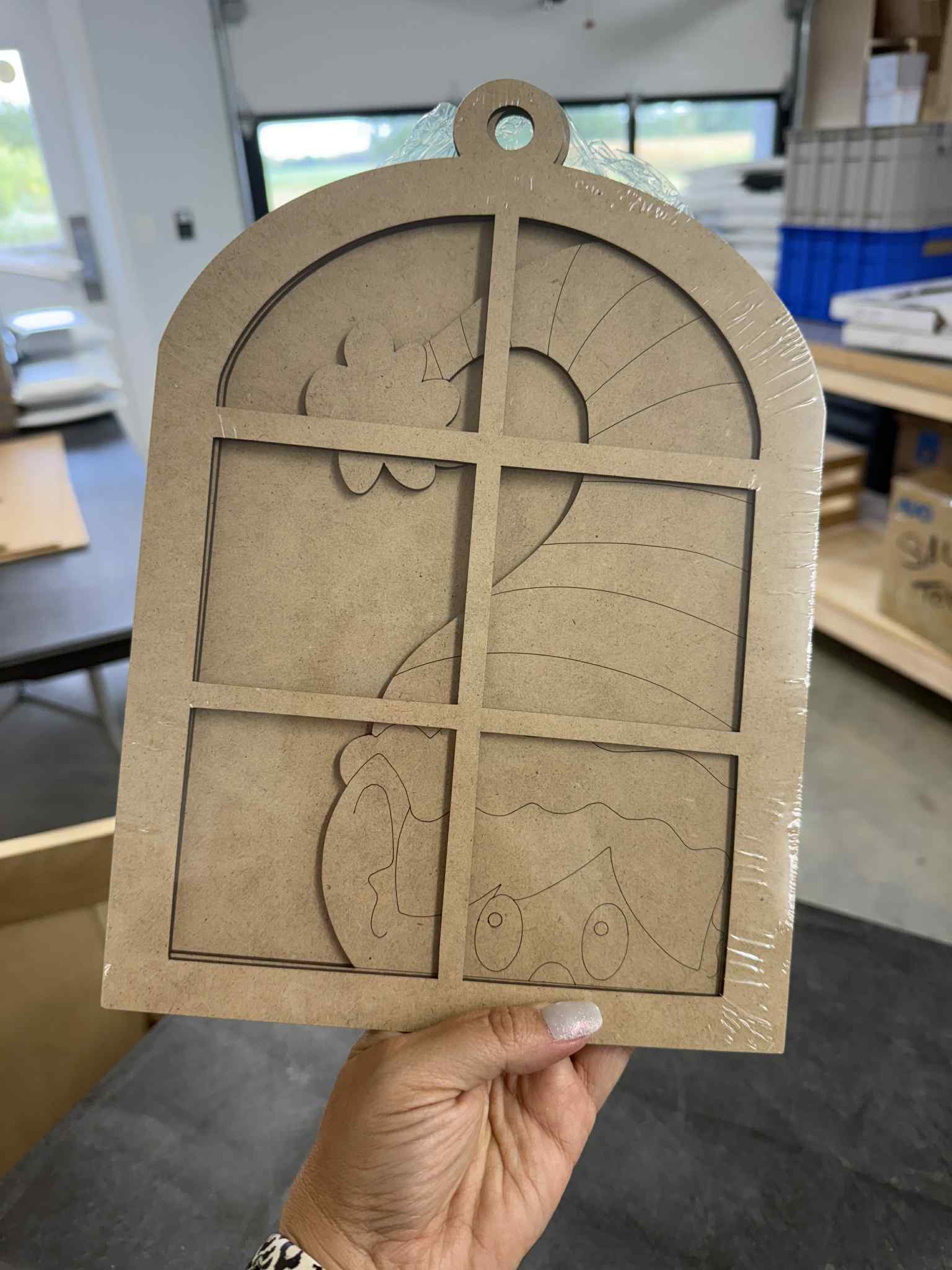 Elf  Layered Window Blank