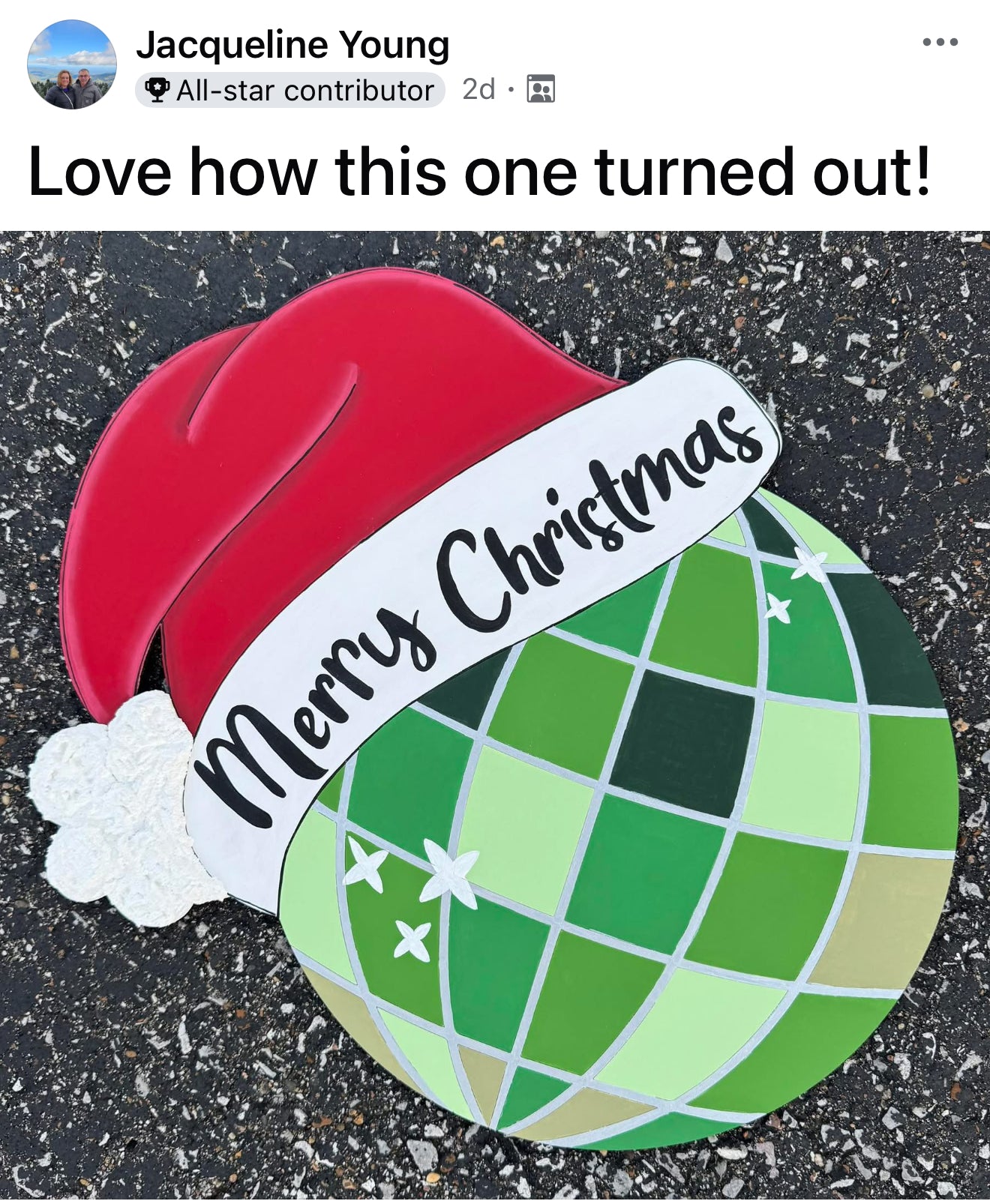 Disco Santa Hat Blank