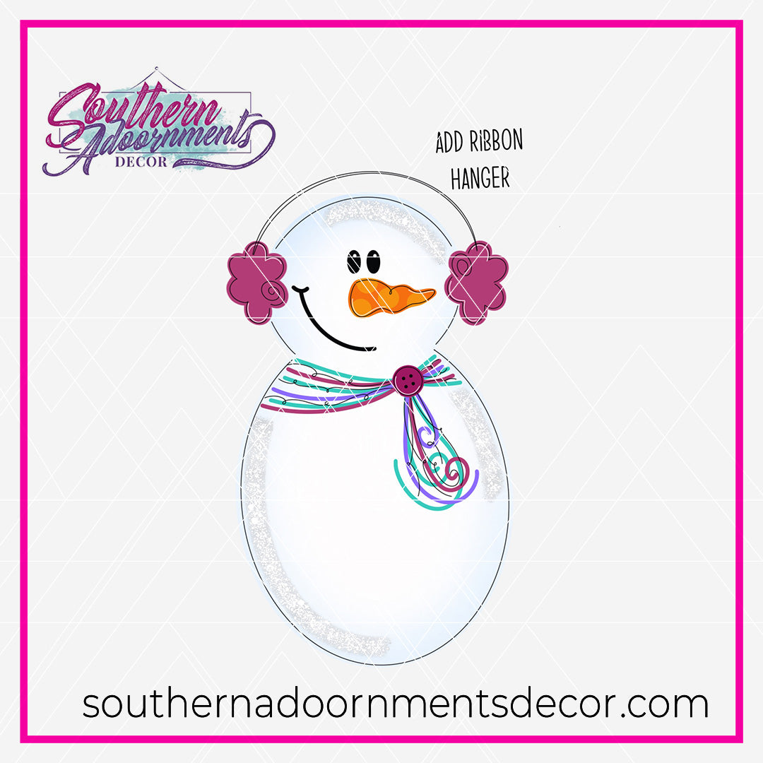 Funky Snowman Blank