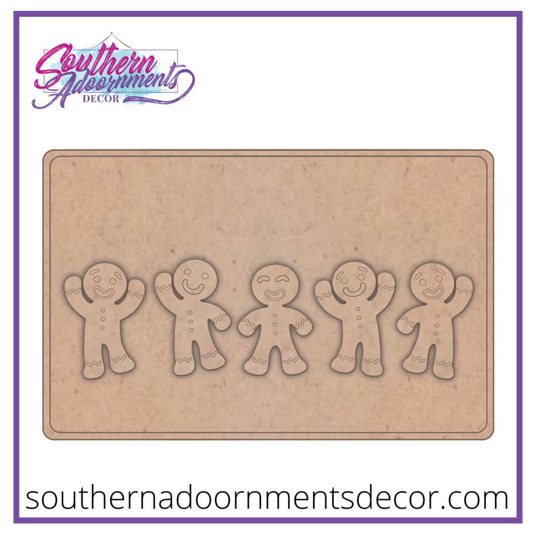 Gingerbread Cookie Tray Blank