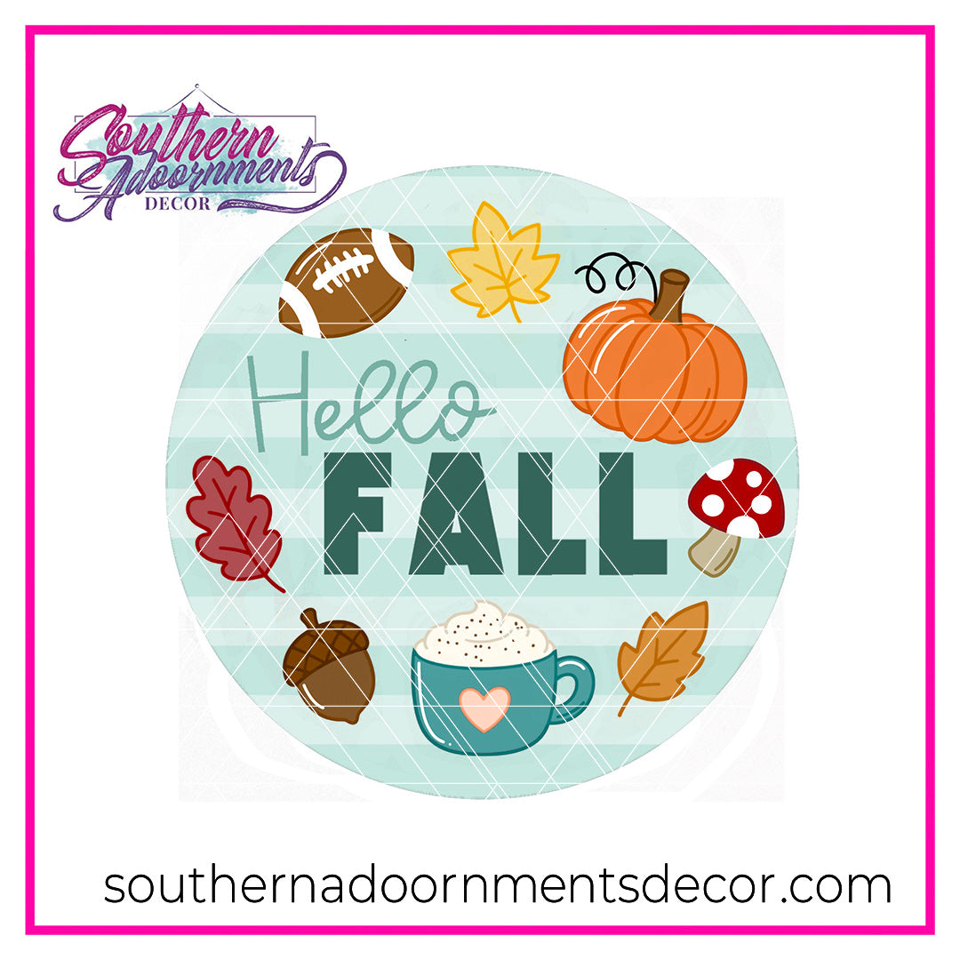 Hello Fall Faves Blank