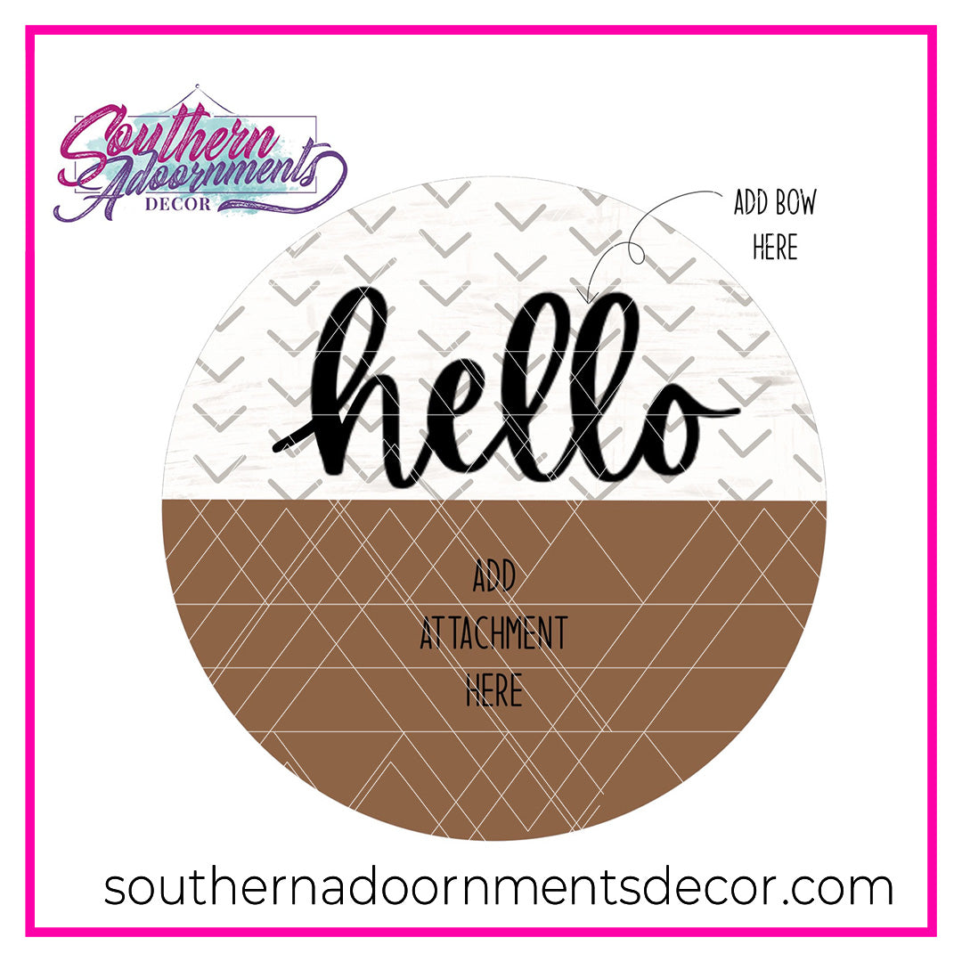 Versatile Split Round Blank