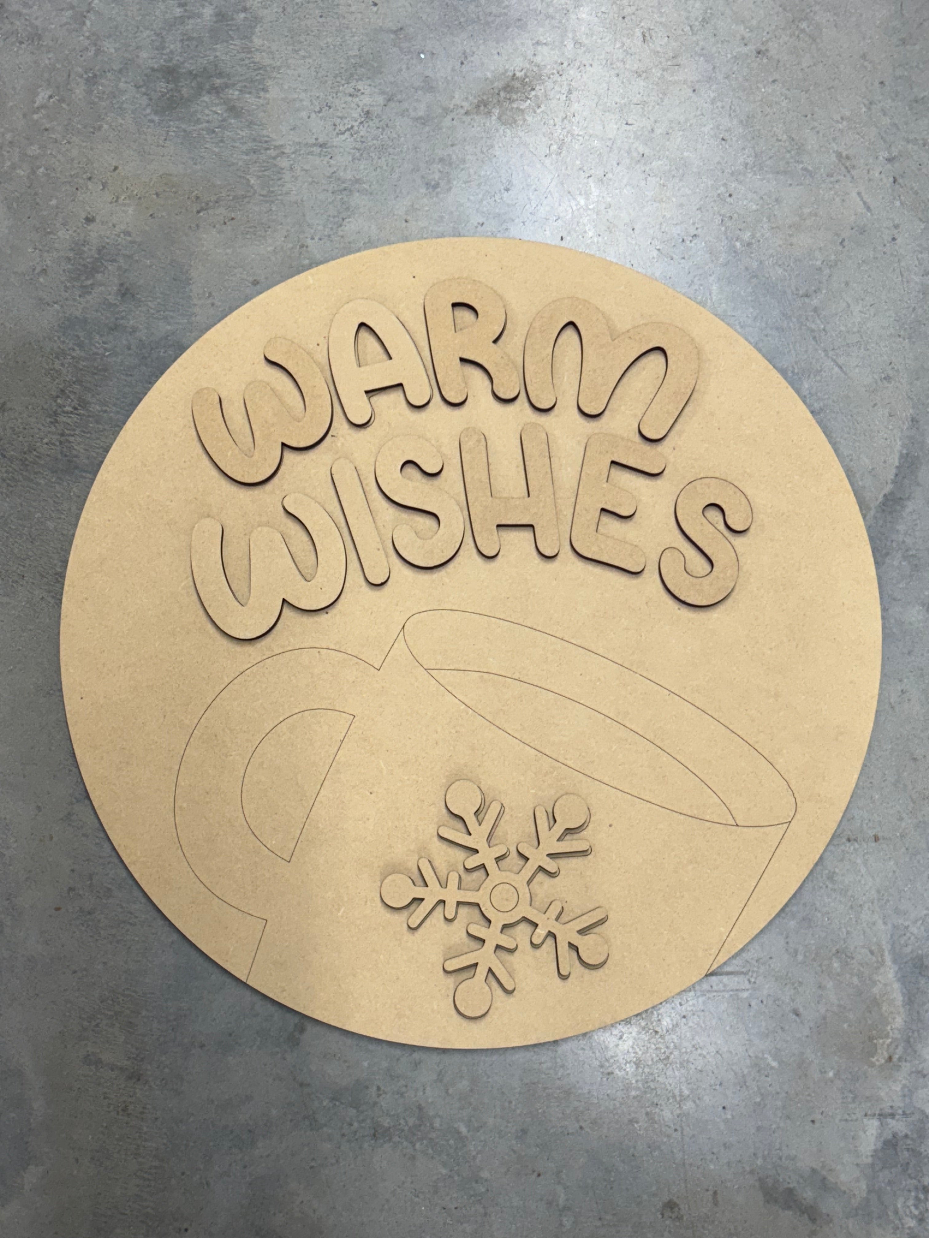 Big Cocoa on Round Blank