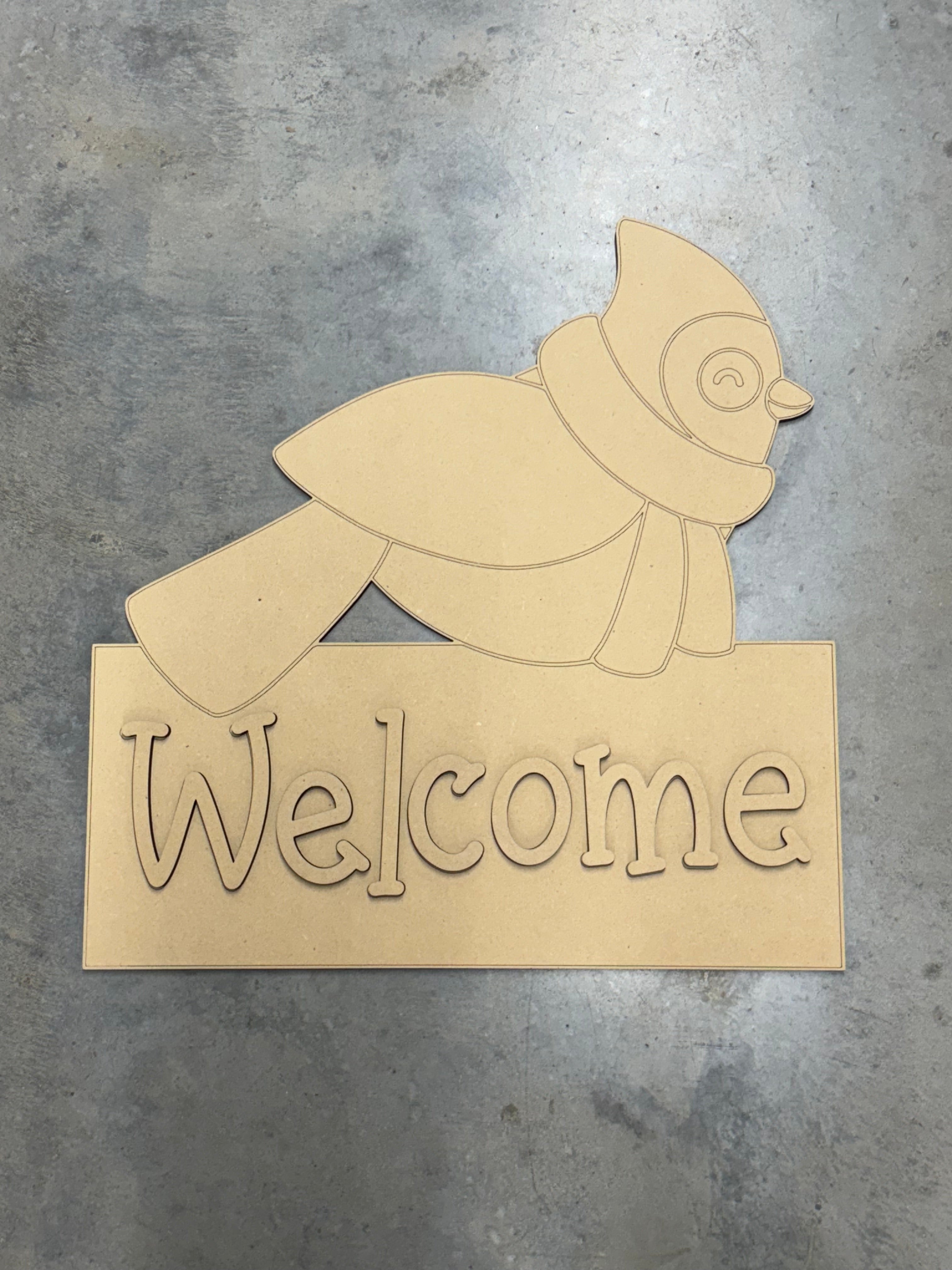 Welcome Cardinal Blank