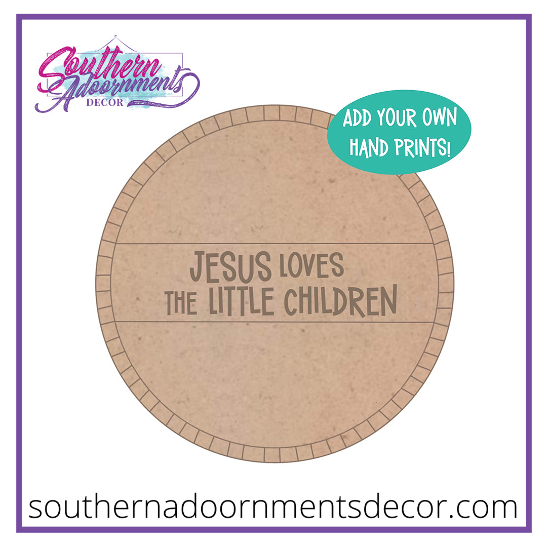 Jesus Little Children Blank