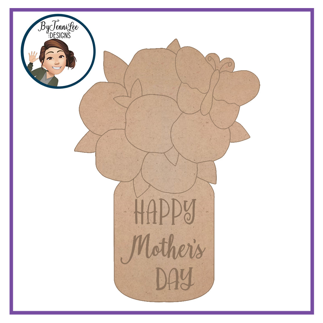Mother's Day Bouquet Blank