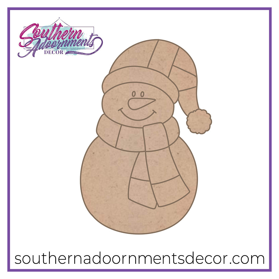 Quilted Snowman Blank