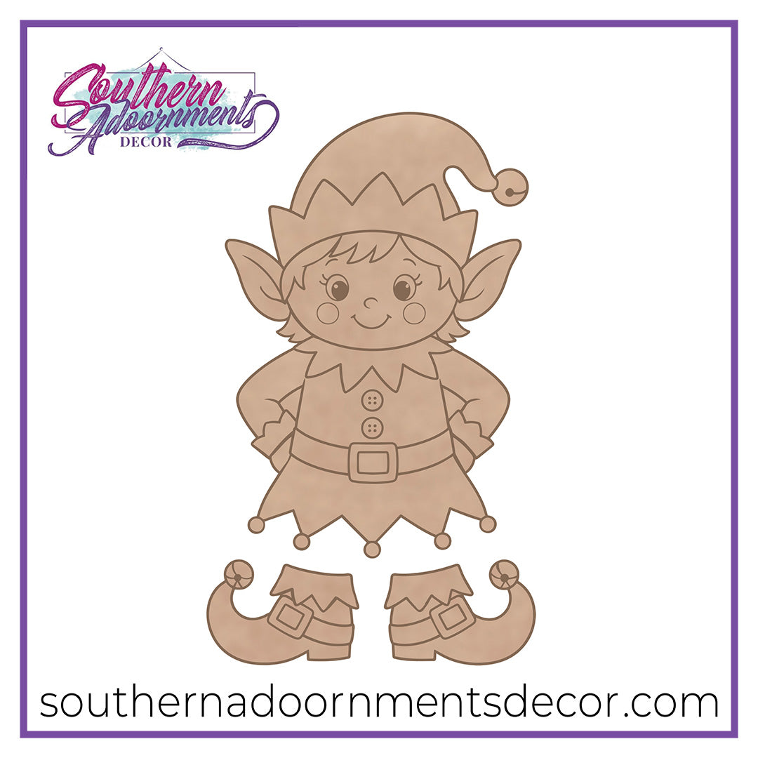 Ribbon Leg Elf Blank