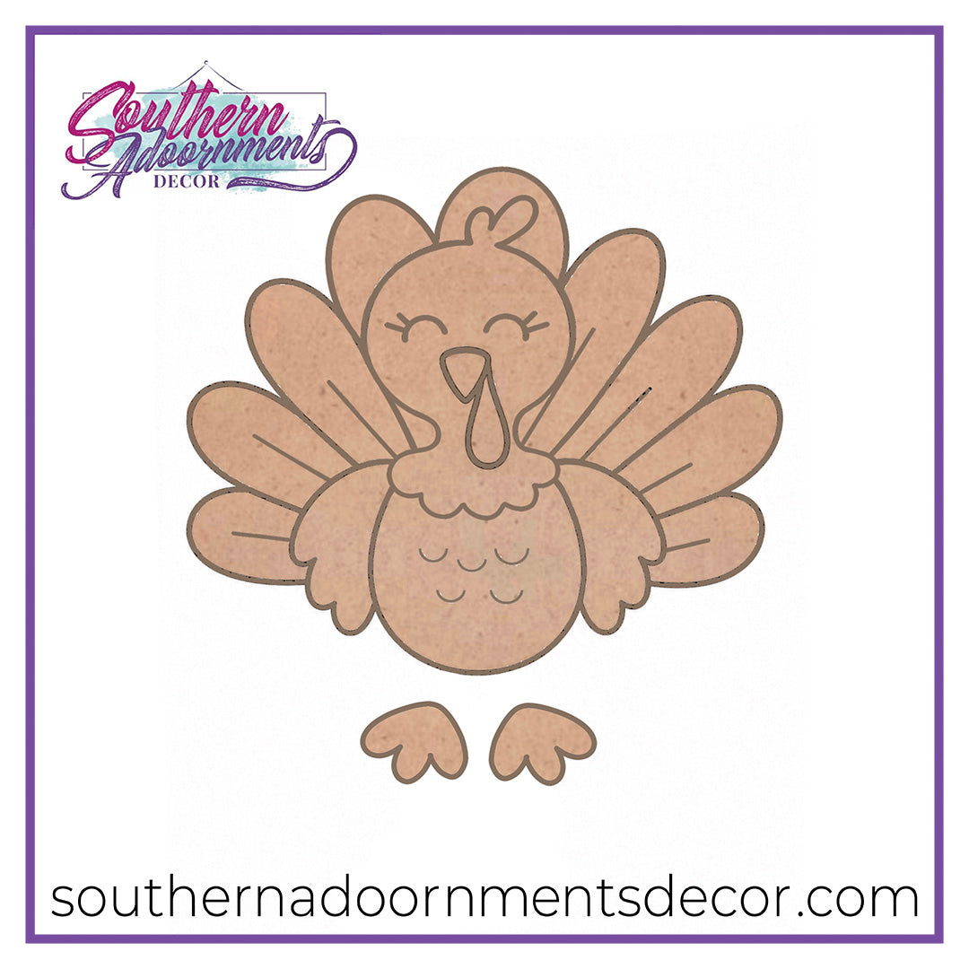 Ribbon Leg Turkey Blank