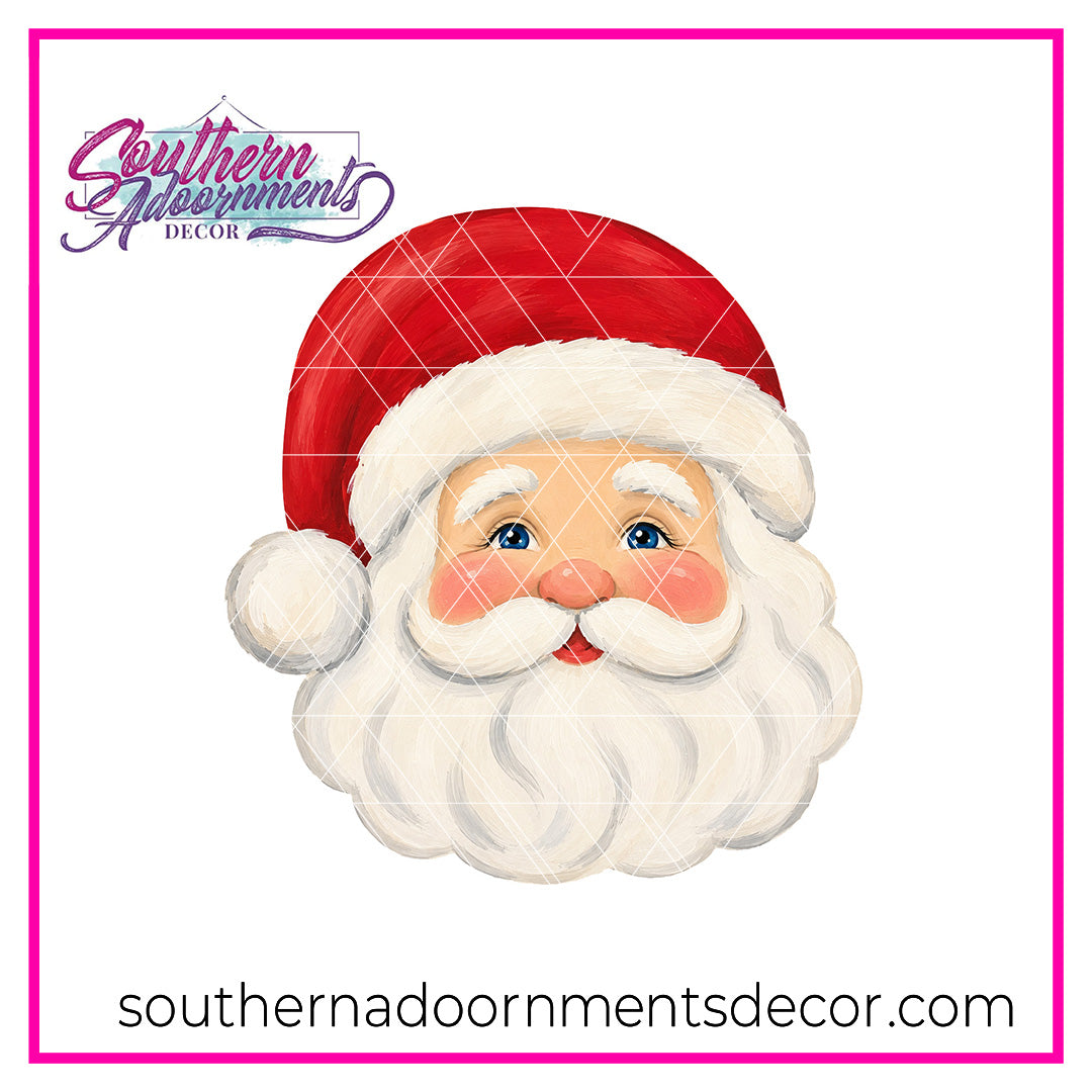 Santa Face Blank