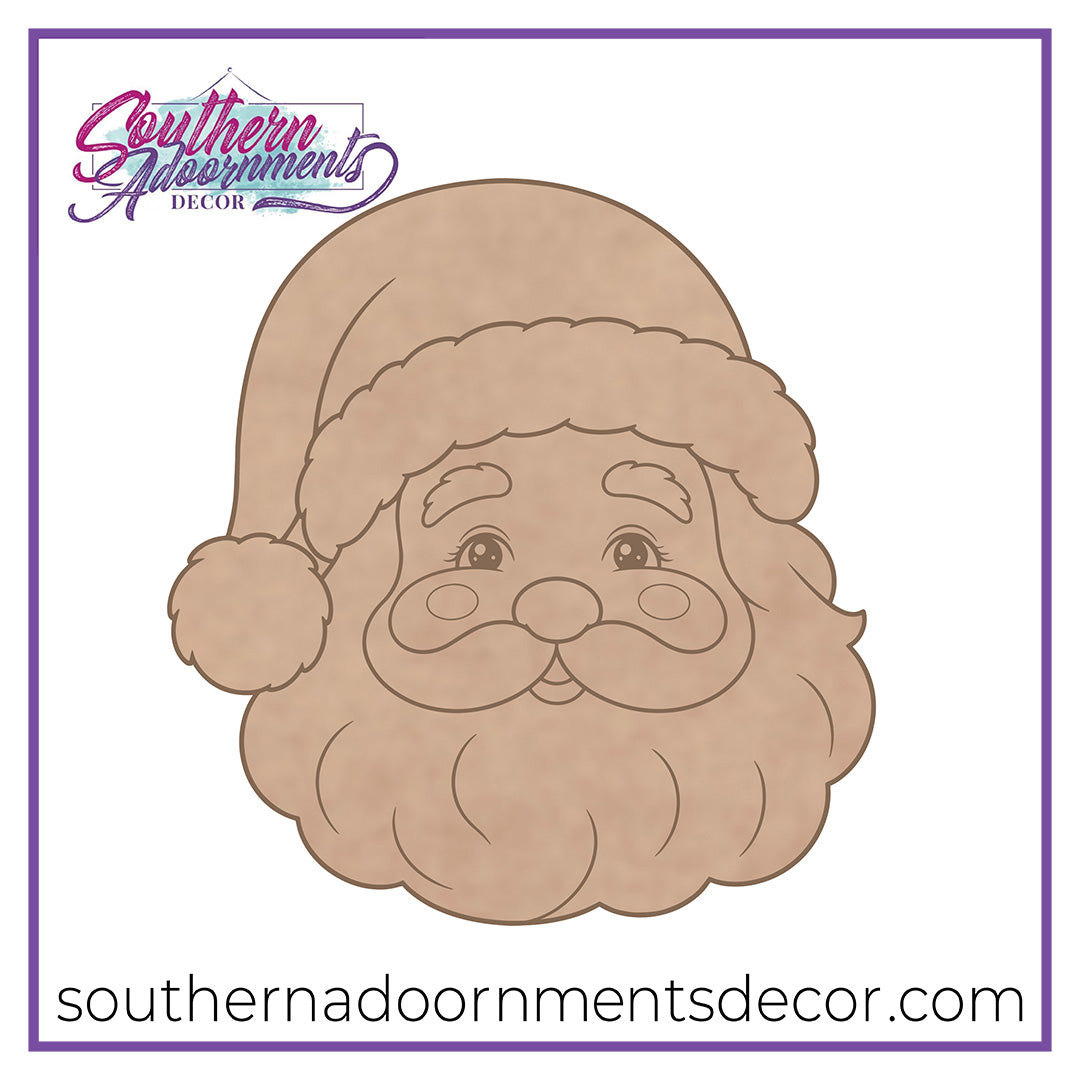 Santa Face Blank
