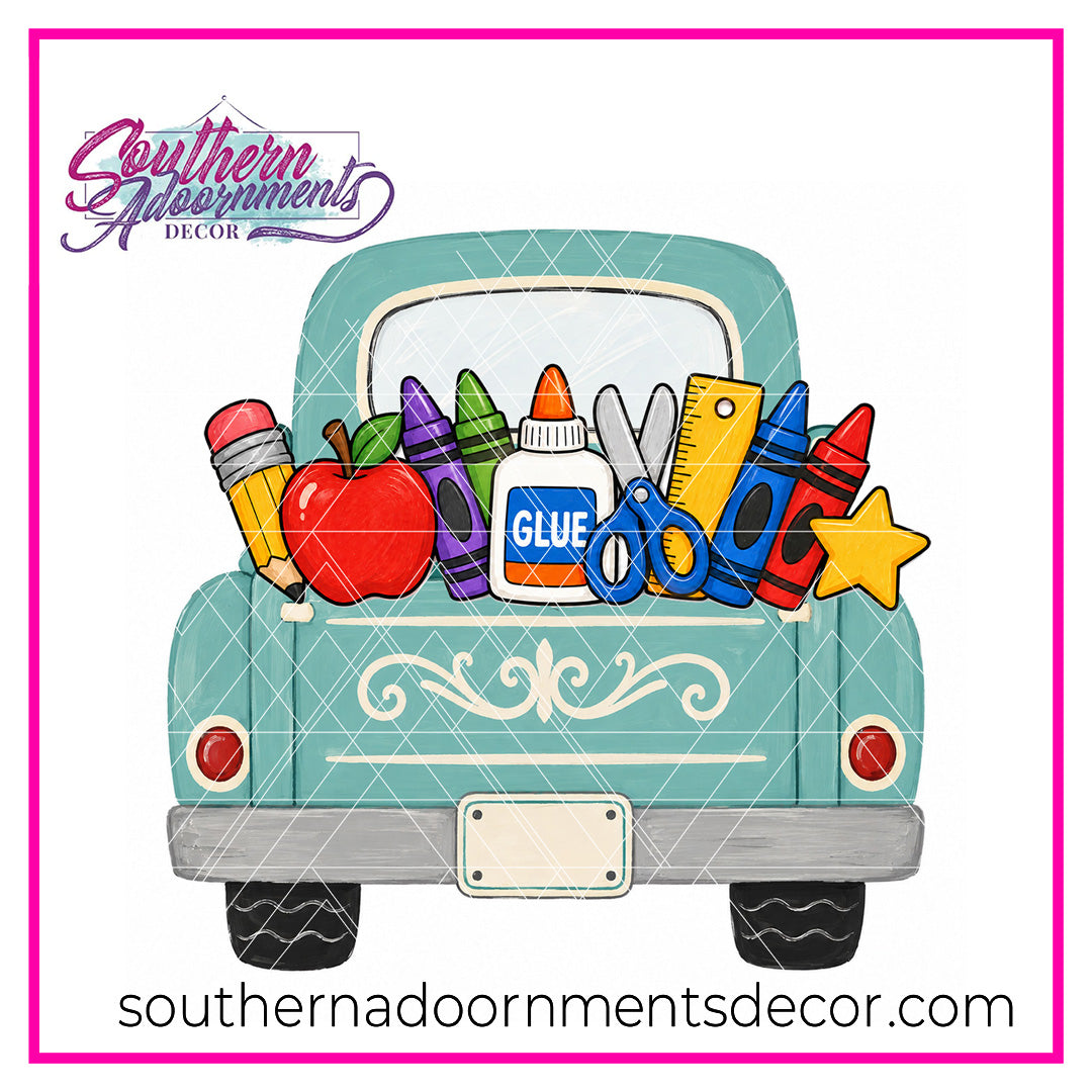 Celebration Truck with Attachments Template & Digital Cut File