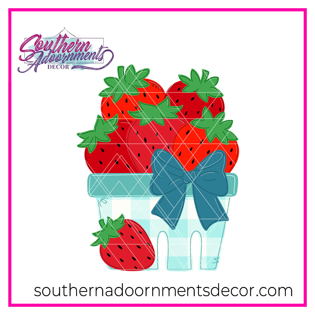 Strawberry Basket Blank