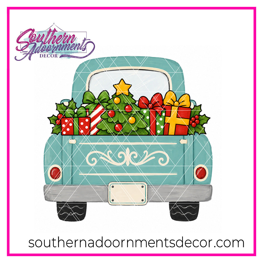 Celebration Truck with Attachments Template & Digital Cut File