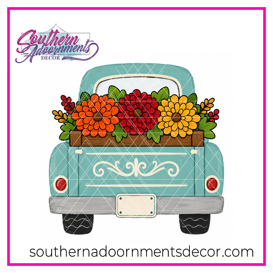 Celebration Truck with Attachments Template & Digital Cut File