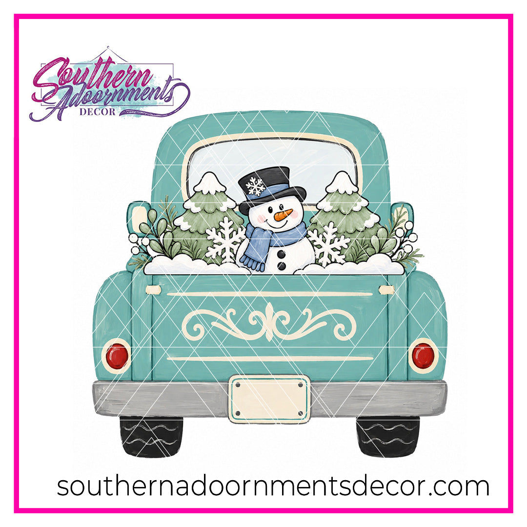 Celebration Truck with Attachments Template & Digital Cut File