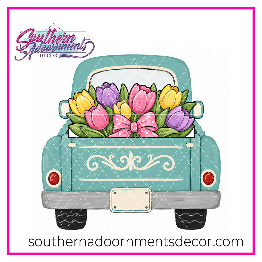 Celebration Truck with Attachments Template & Digital Cut File