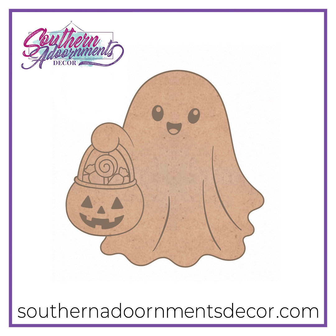 Trick or Treat Ghost Blank