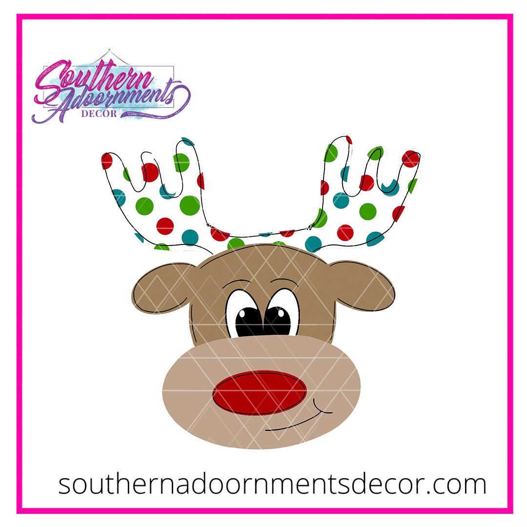 Whimsical Reindeer Blank